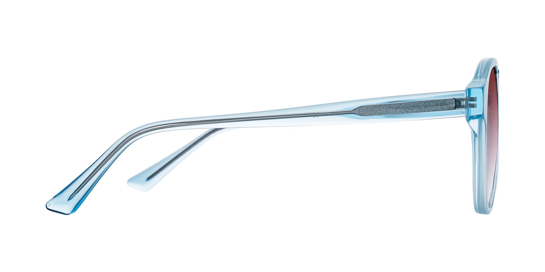 Side of Jalon in Light Blue with Garnet Gradient Lenses