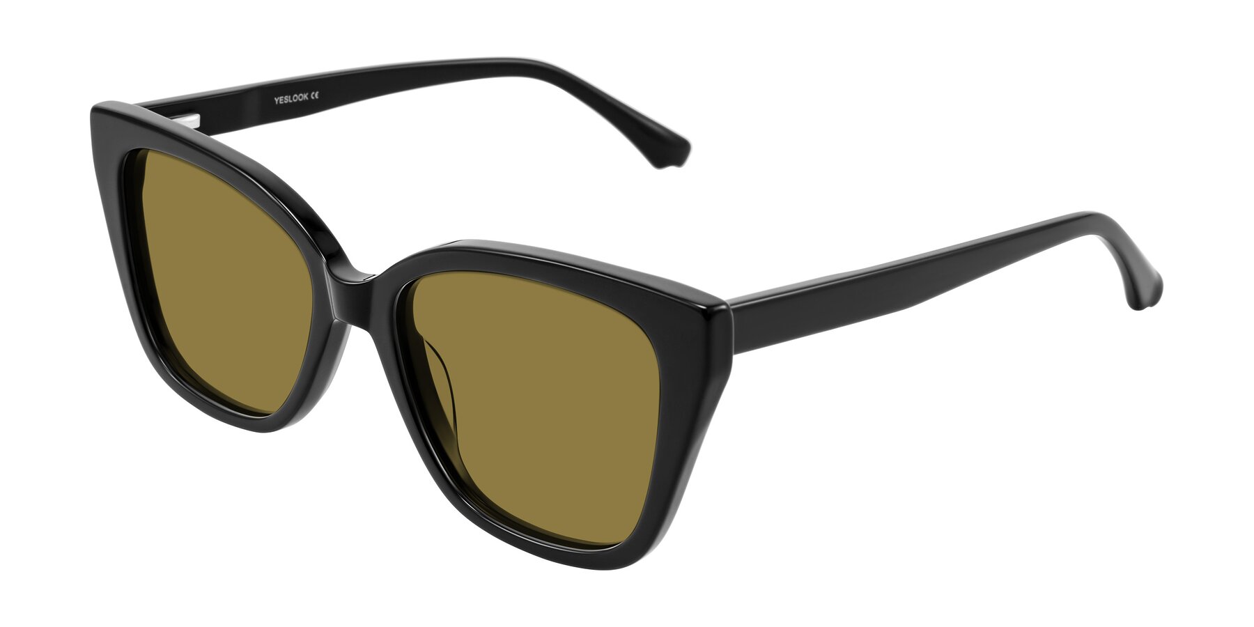 Angle of Kahlem in Black with Brown Polarized Lenses