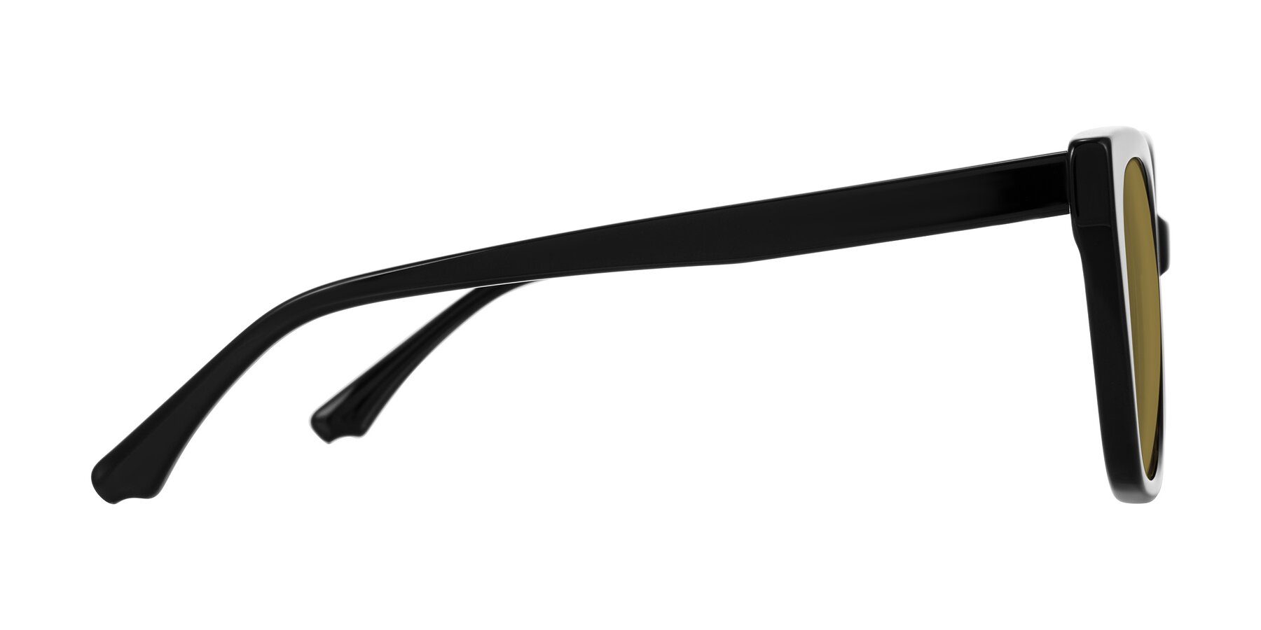 Side of Kahlem in Black with Brown Polarized Lenses