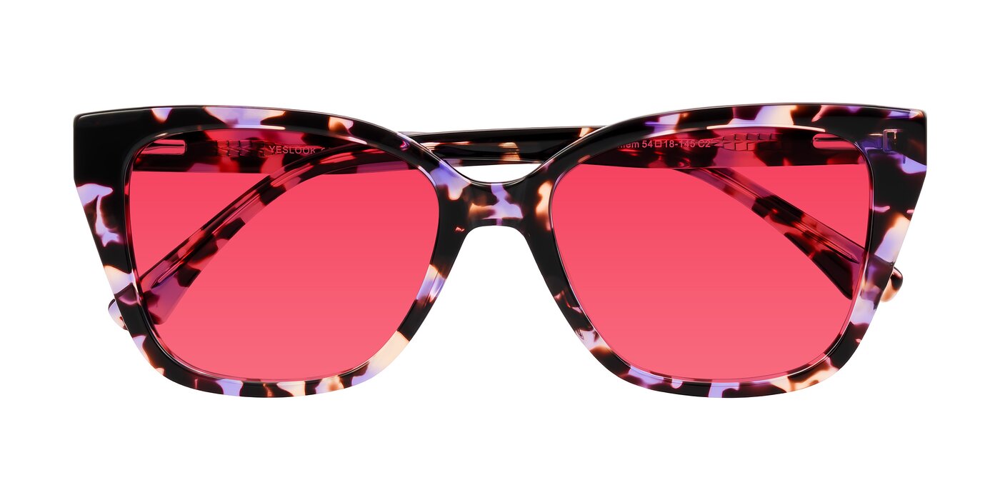 Kahlem - Purple Tortoise Tinted Sunglasses