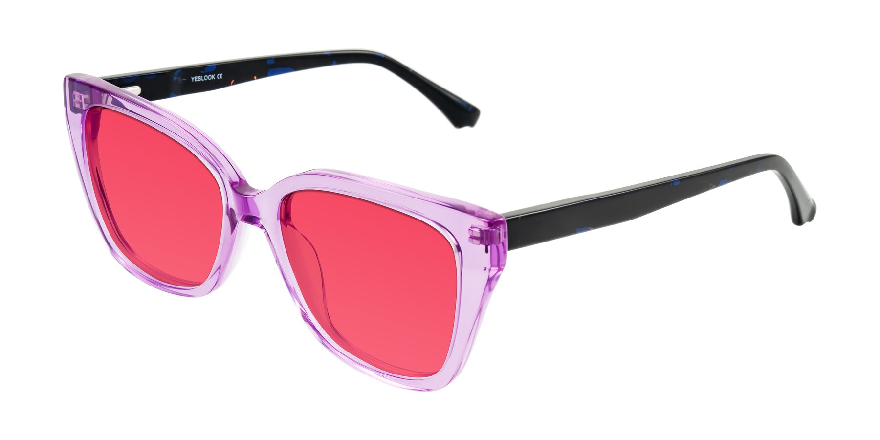 Angle of Kahlem in Violet with Red Tinted Lenses