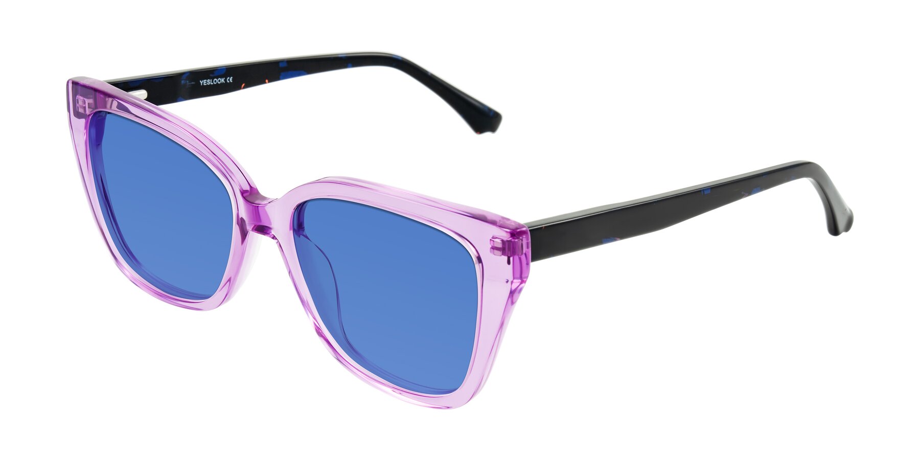 Angle of Kahlem in Violet with Blue Tinted Lenses