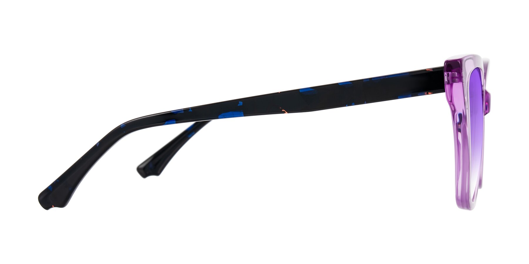 Side of Kahlem in Violet with Purple Gradient Lenses