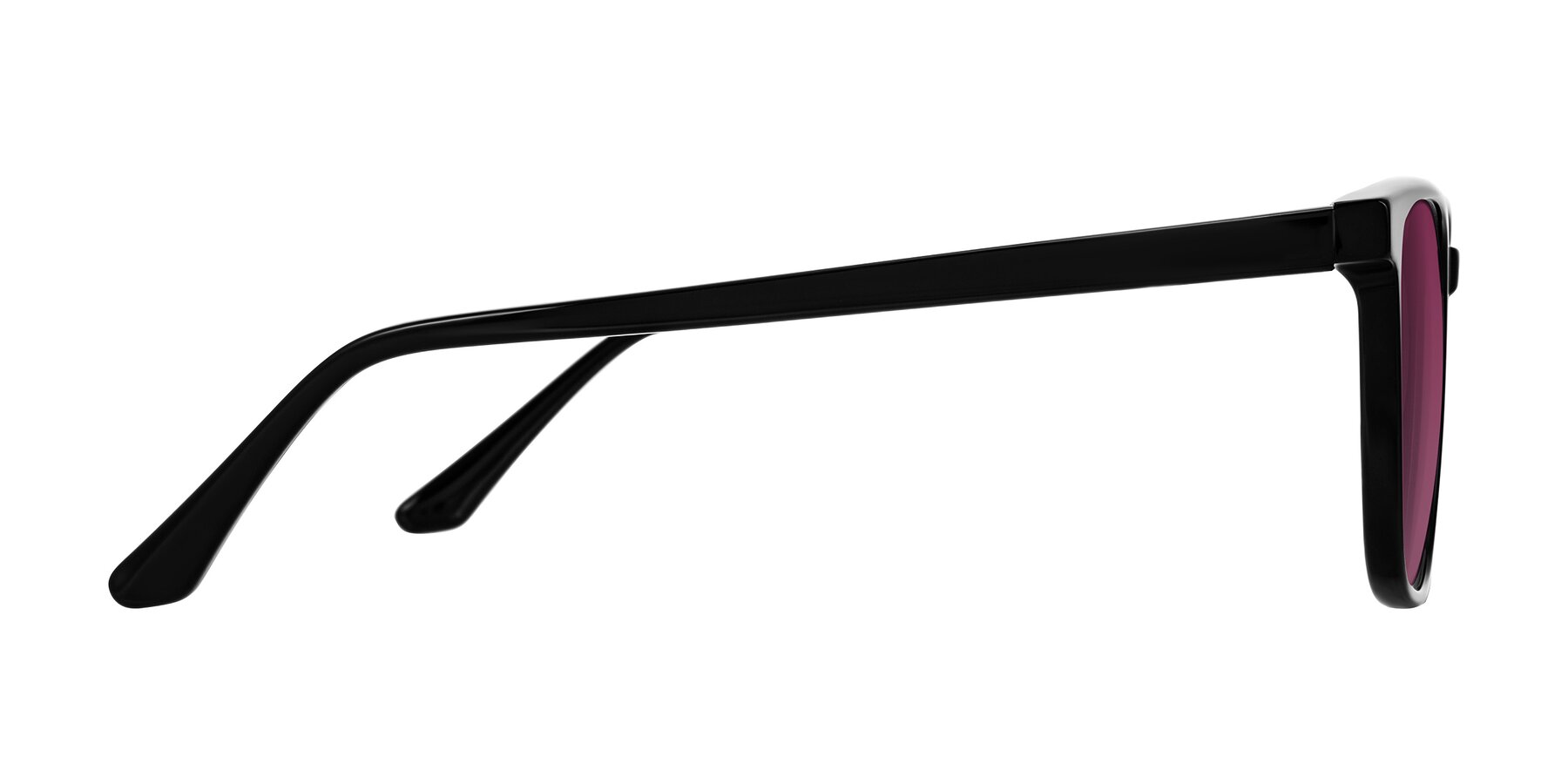 Side of Murillo in Black with Wine Tinted Lenses