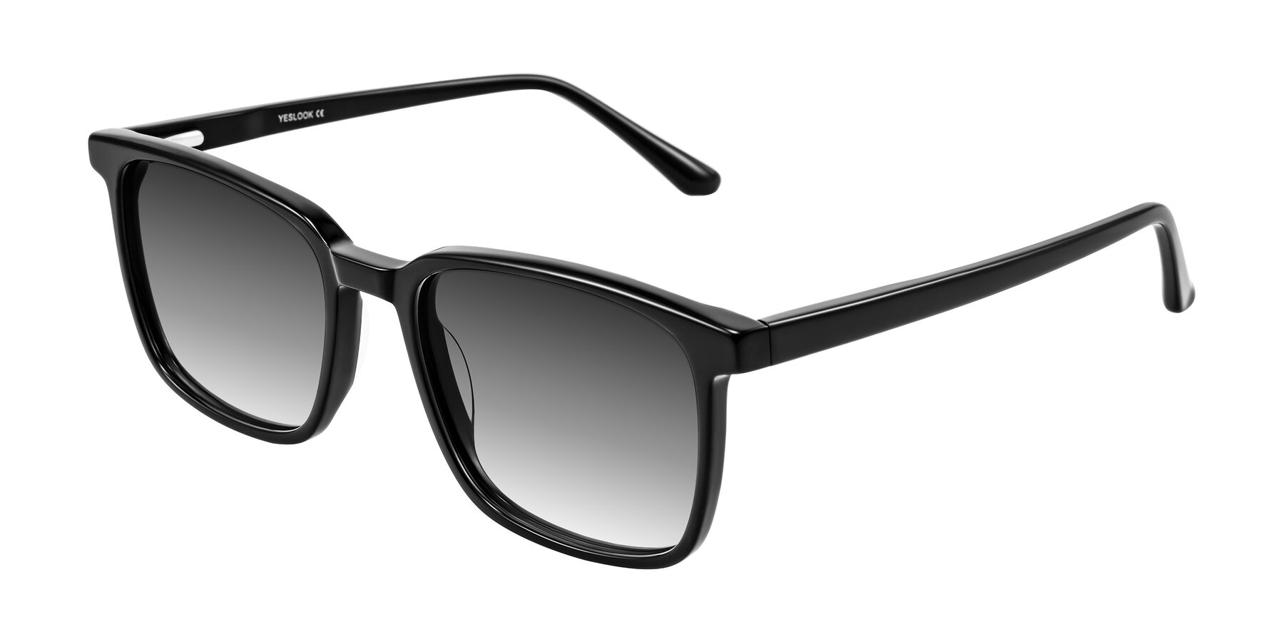 Angle of Murillo in Black with Gray Gradient Lenses