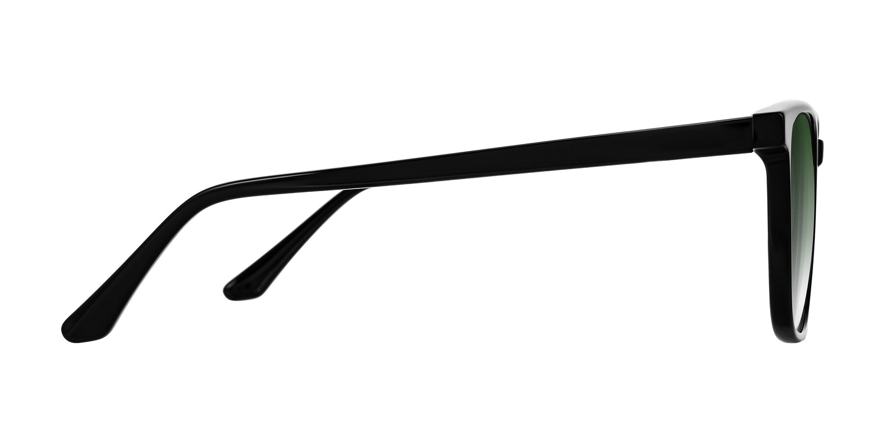 Side of Murillo in Black with Green Gradient Lenses