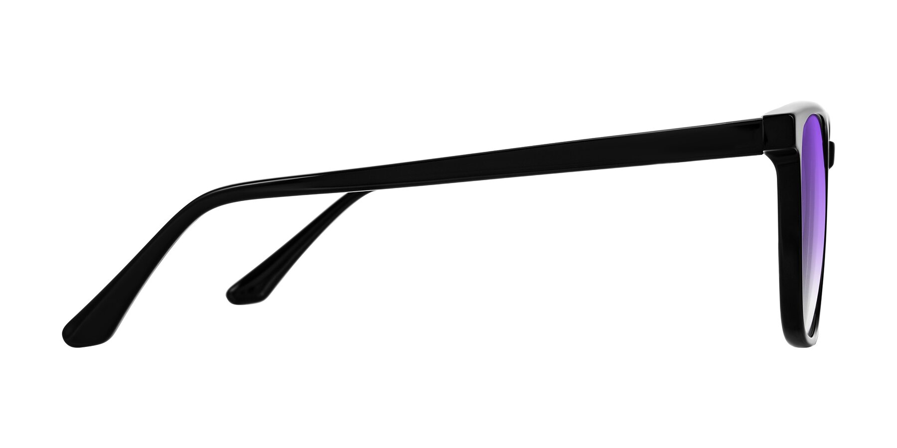 Side of Murillo in Black with Purple Gradient Lenses