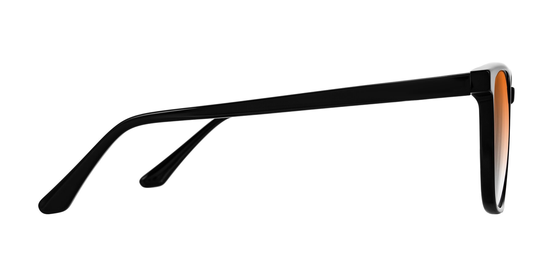 Side of Murillo in Black with Orange Gradient Lenses