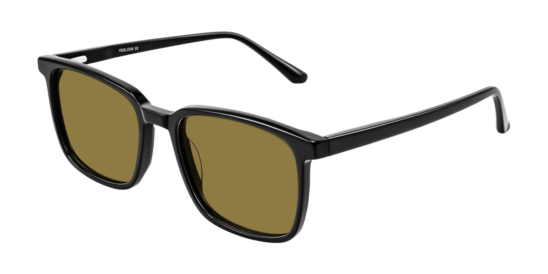 Angle of Murillo in Black with Brown Polarized Lenses