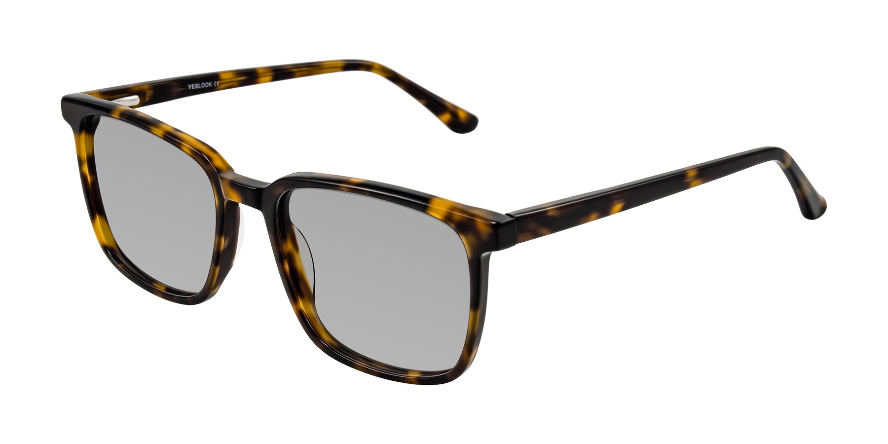 Angle of Murillo in Tortoise with Light Gray Tinted Lenses