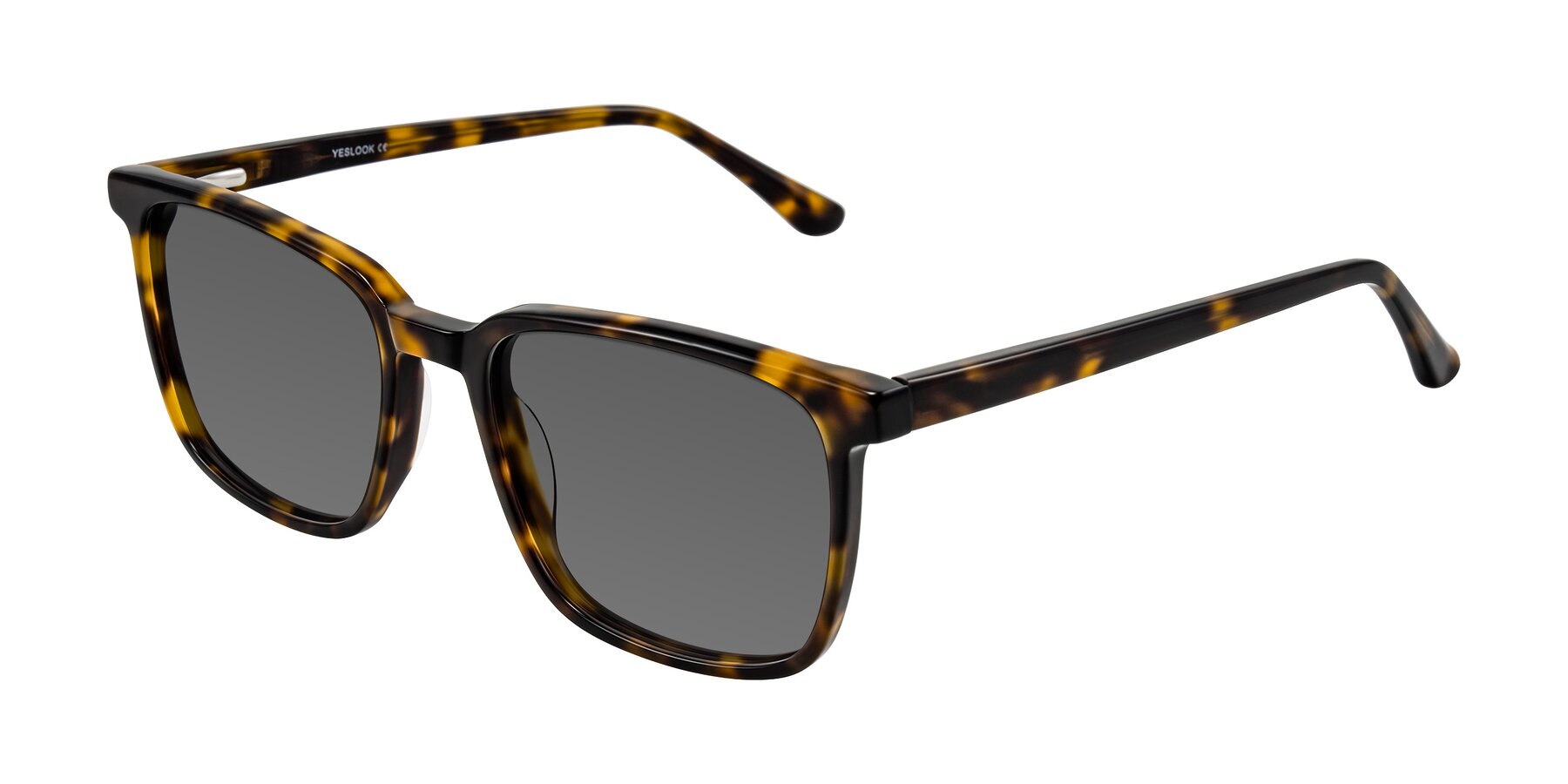 Angle of Murillo in Tortoise with Medium Gray Tinted Lenses