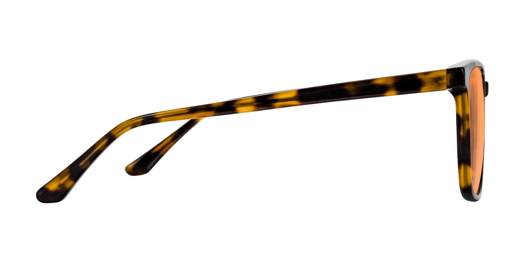 Side of Murillo in Tortoise with Medium Orange Tinted Lenses