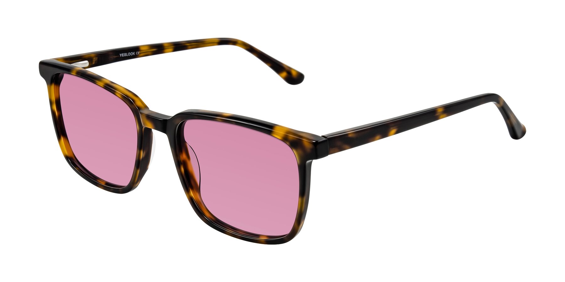 Angle of Murillo in Tortoise with Medium Wine Tinted Lenses
