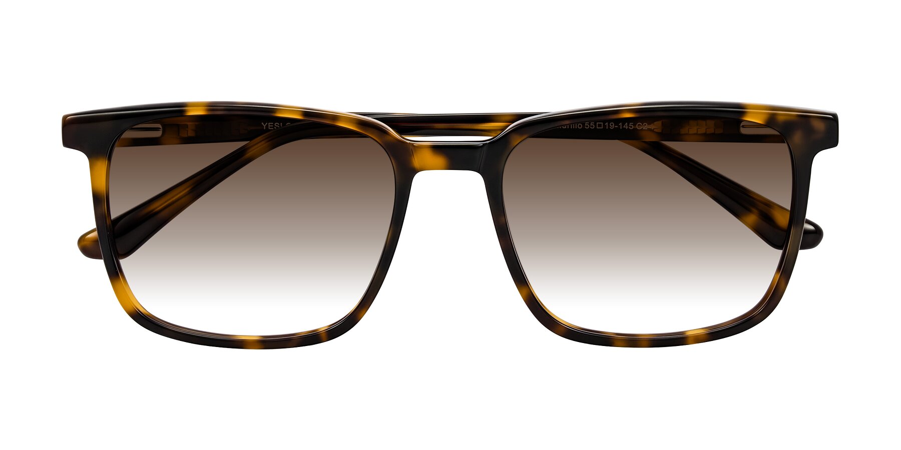 Folded Front of Murillo in Tortoise with Brown Gradient Lenses