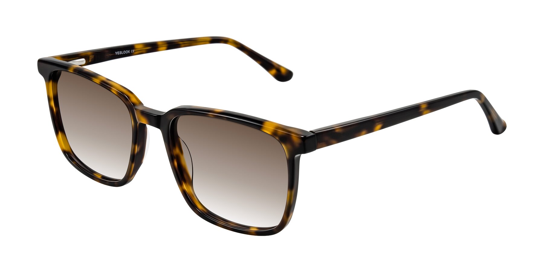 Angle of Murillo in Tortoise with Brown Gradient Lenses