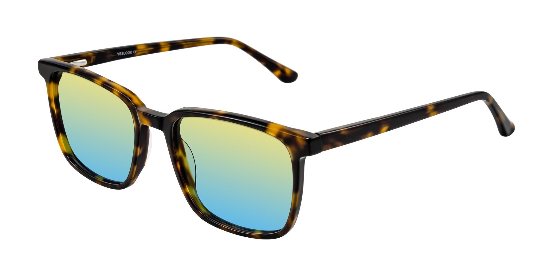 Angle of Murillo in Tortoise with Yellow / Blue Gradient Lenses