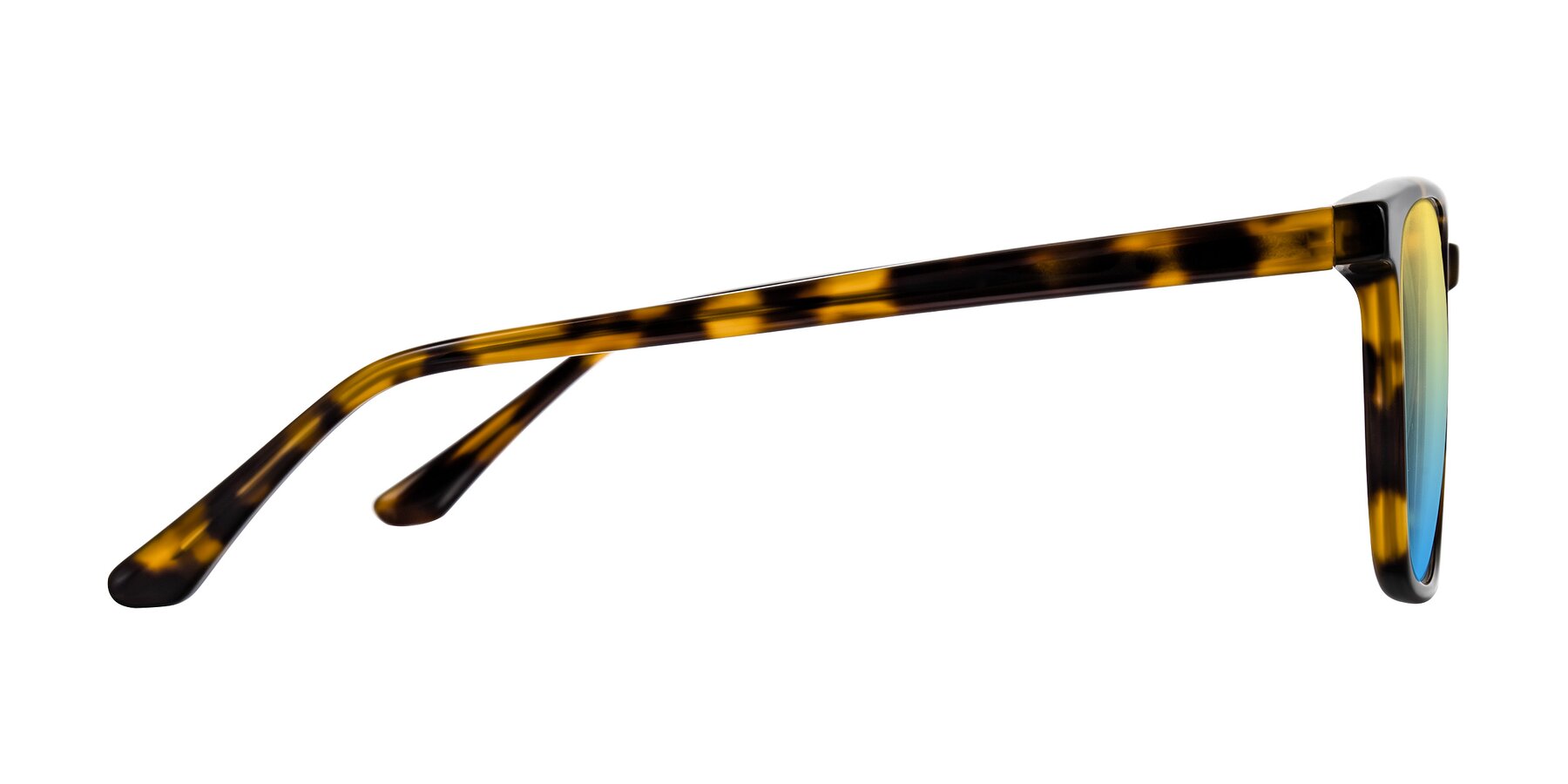 Side of Murillo in Tortoise with Yellow / Blue Gradient Lenses