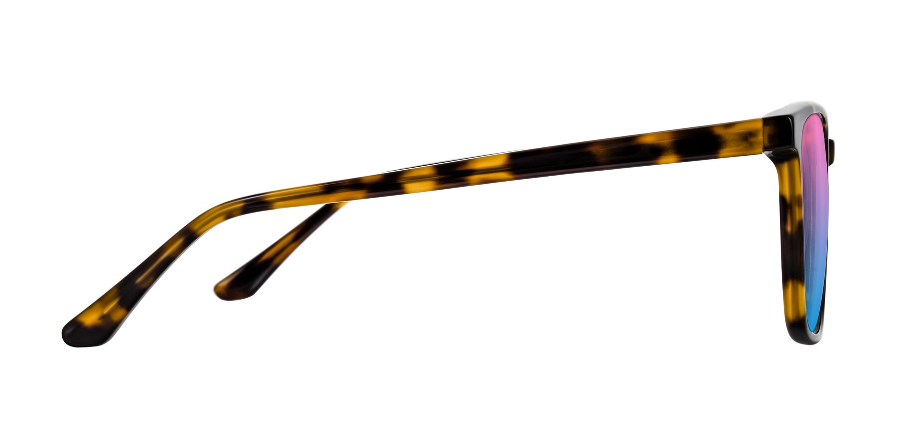 Side of Murillo in Tortoise with Pink / Blue Gradient Lenses