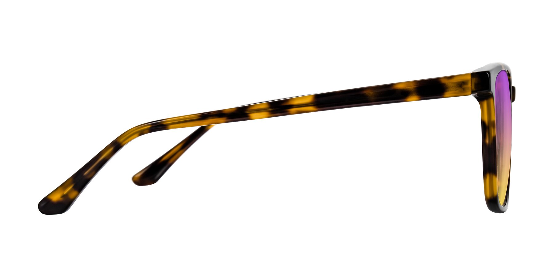 Side of Murillo in Tortoise with Purple / Yellow Gradient Lenses
