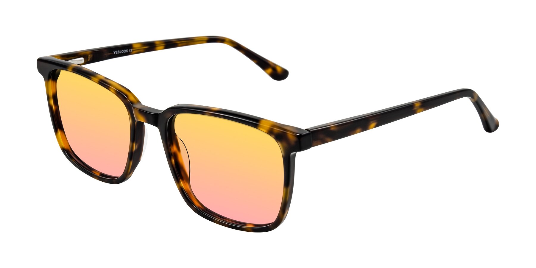 Angle of Murillo in Tortoise with Yellow / Pink Gradient Lenses