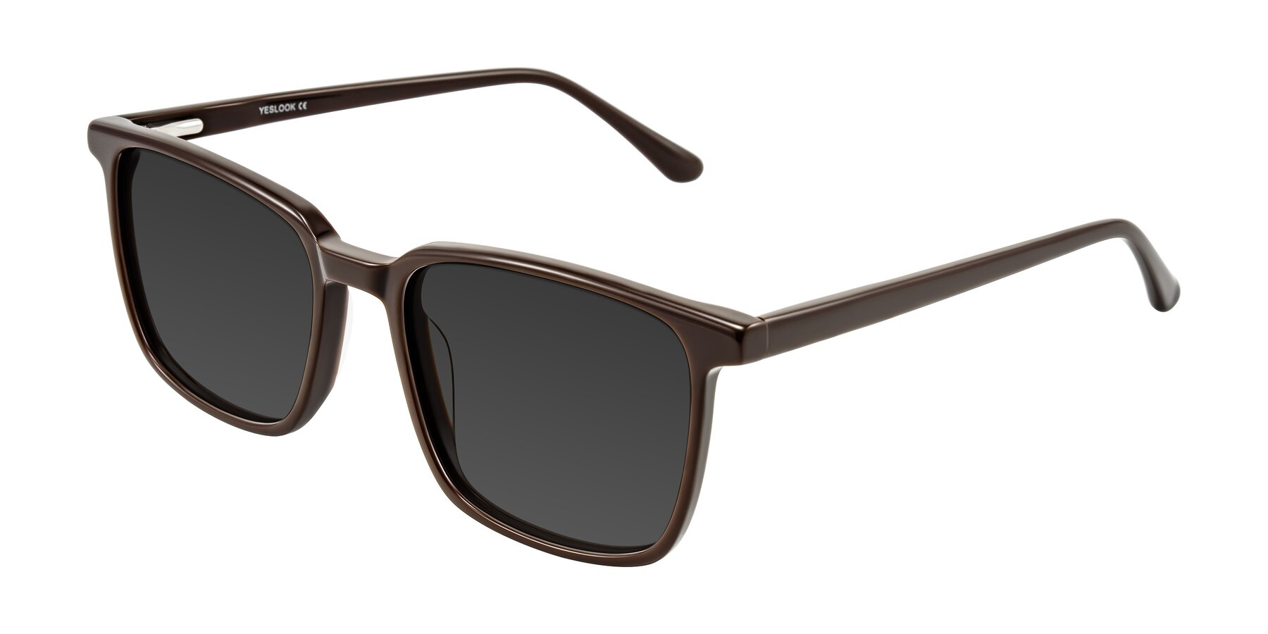 Angle of Murillo in Chocolate with Gray Tinted Lenses