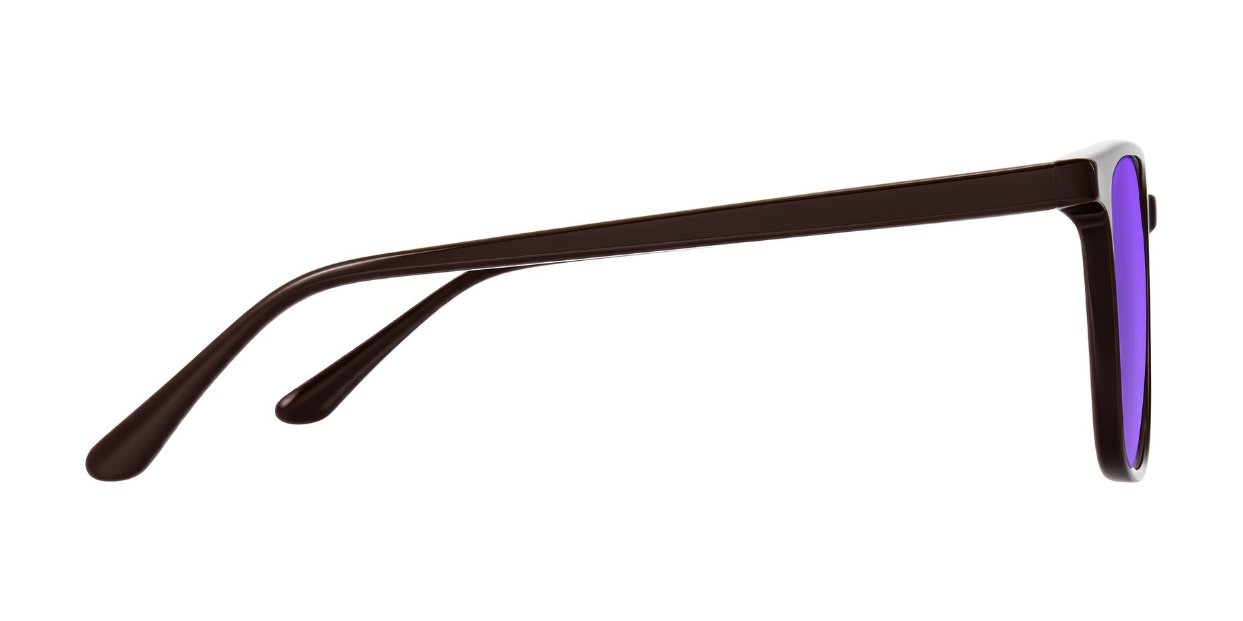 Side of Murillo in Chocolate with Purple Tinted Lenses