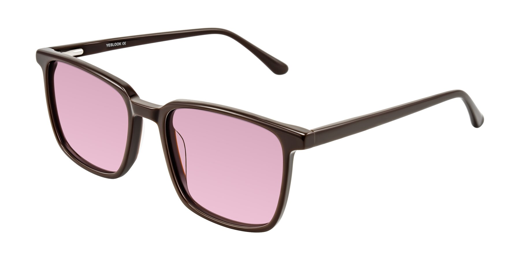 Angle of Murillo in Chocolate with Light Wine Tinted Lenses