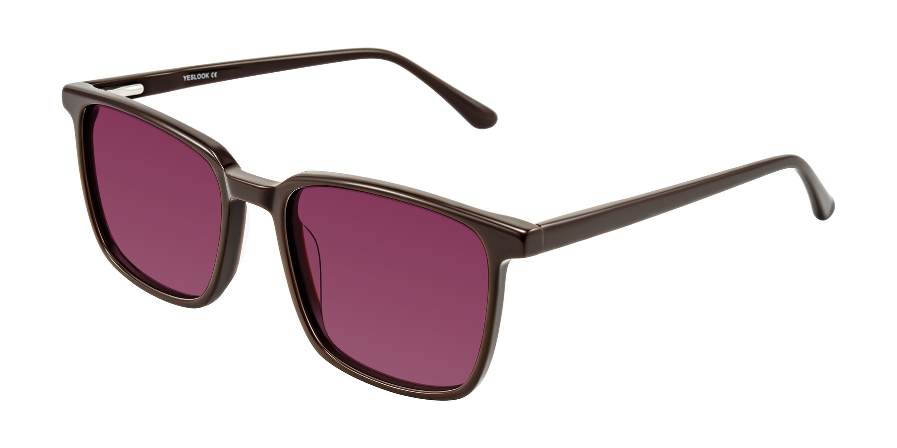 Angle of Murillo in Chocolate with Wine Tinted Lenses
