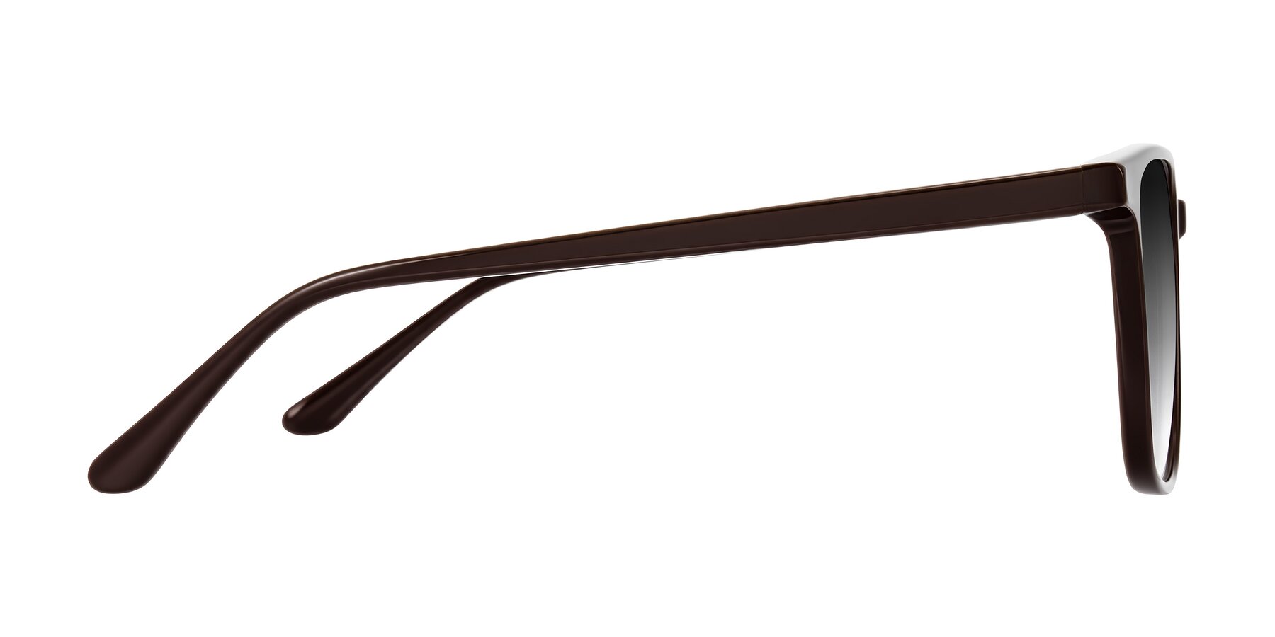Side of Murillo in Chocolate with Gray Gradient Lenses