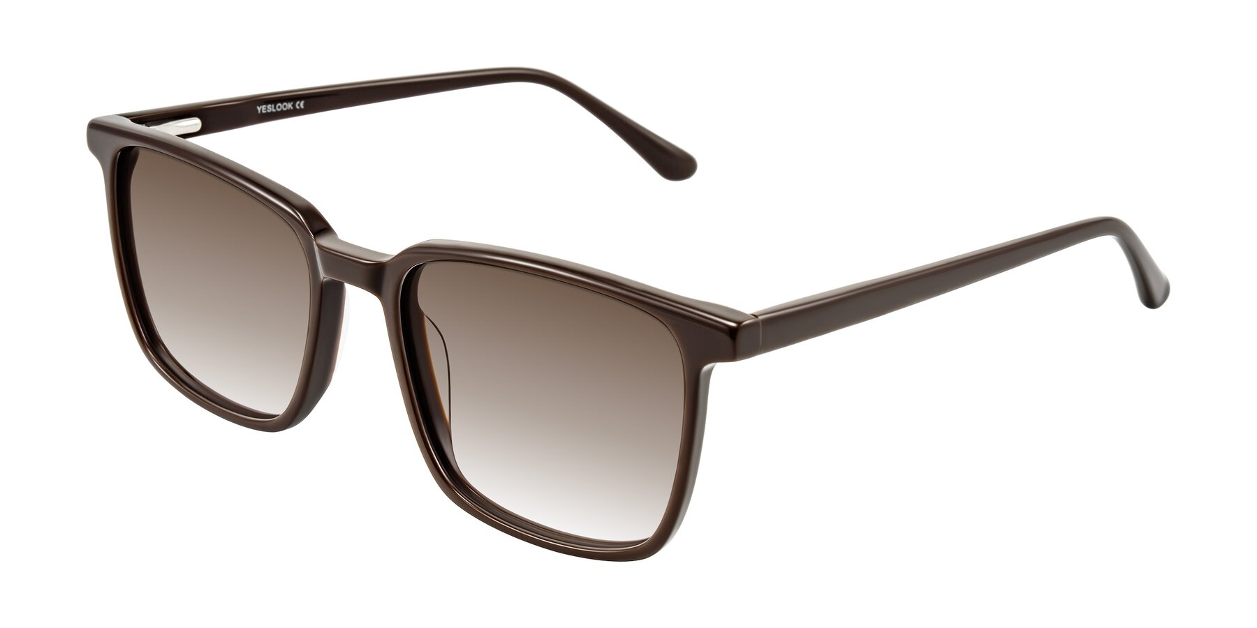 Angle of Murillo in Chocolate with Brown Gradient Lenses