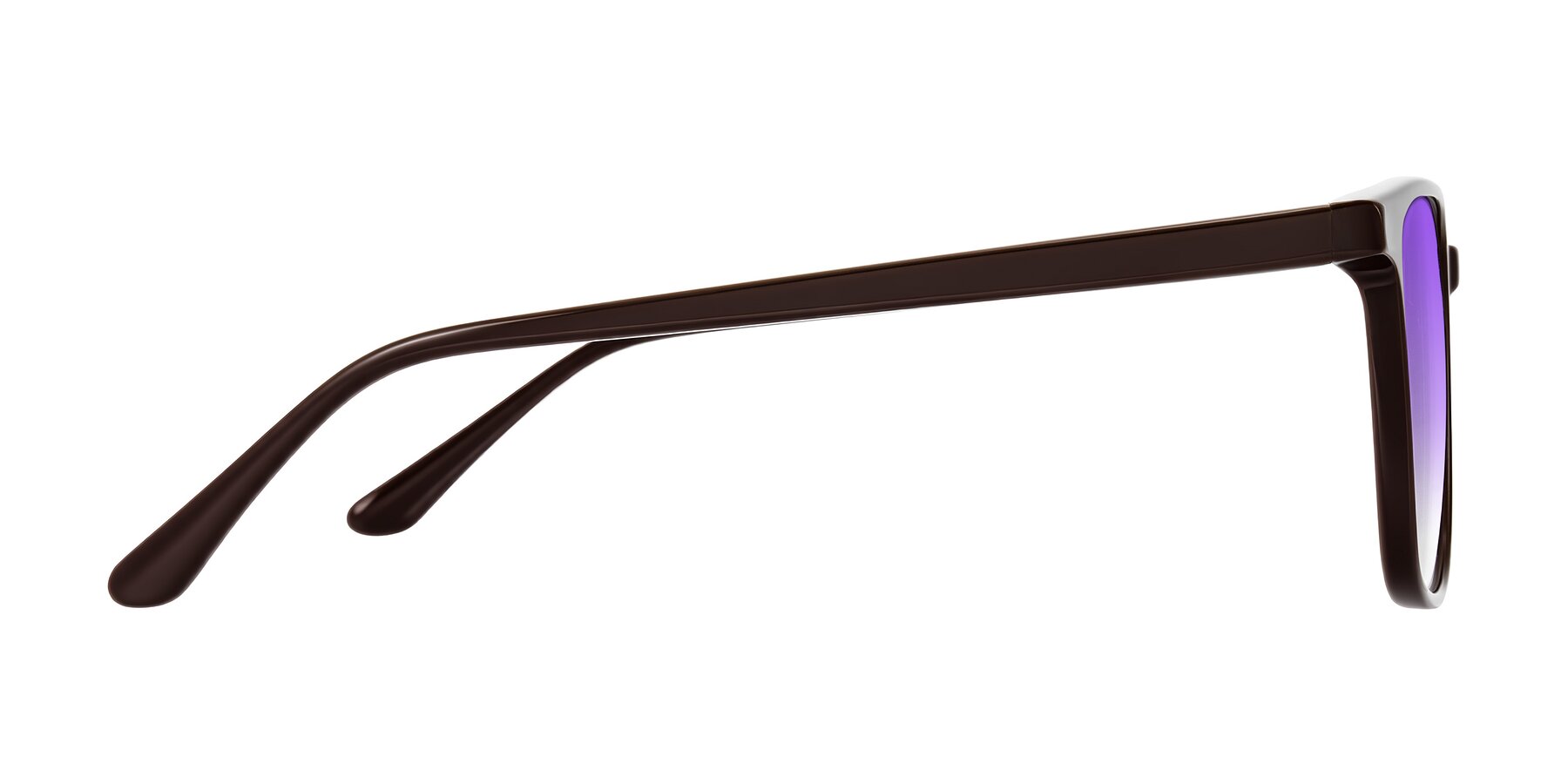 Side of Murillo in Chocolate with Purple Gradient Lenses