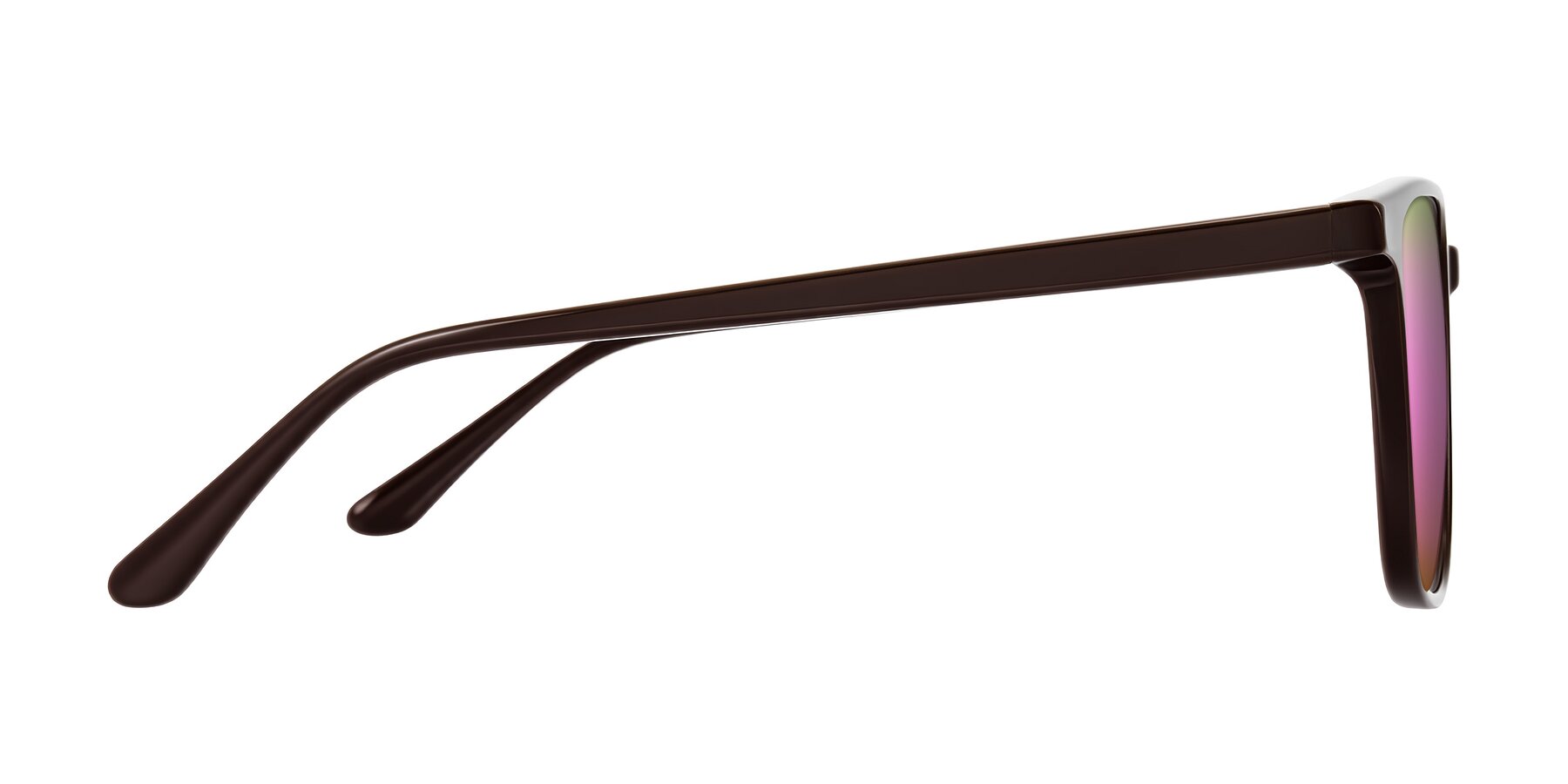 Side of Murillo in Chocolate with Pink Mirrored Lenses