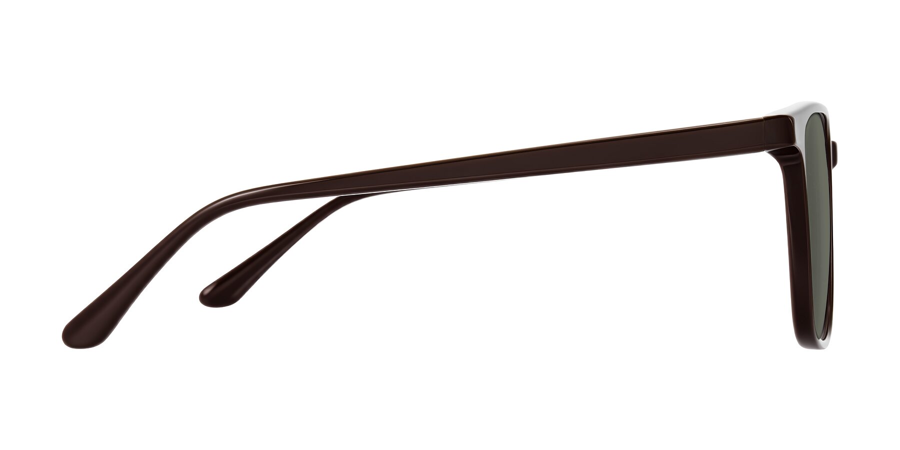 Side of Murillo in Chocolate with Gray Polarized Lenses