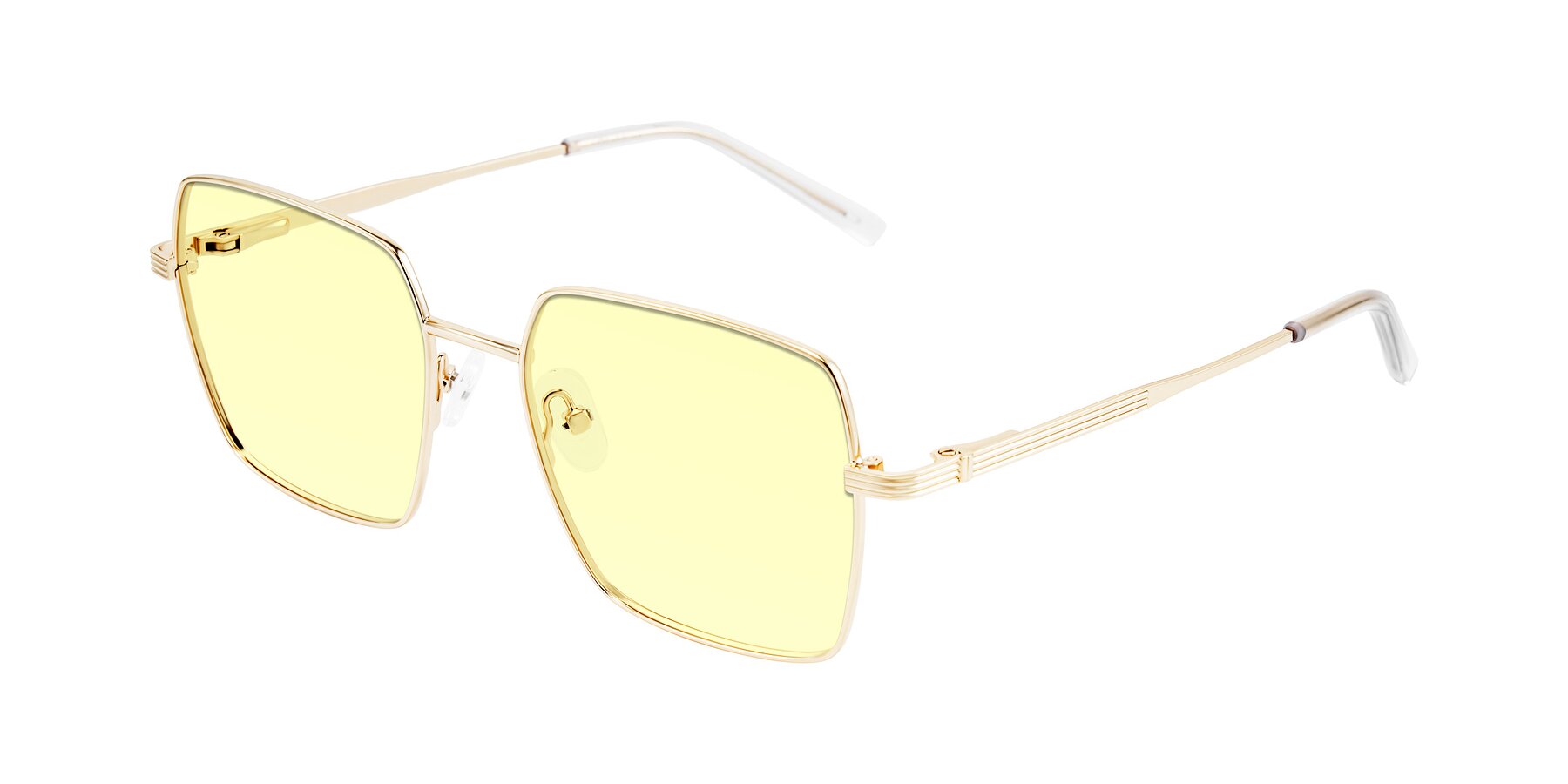 Angle of Grafton in Light Gold with Light Yellow Tinted Lenses