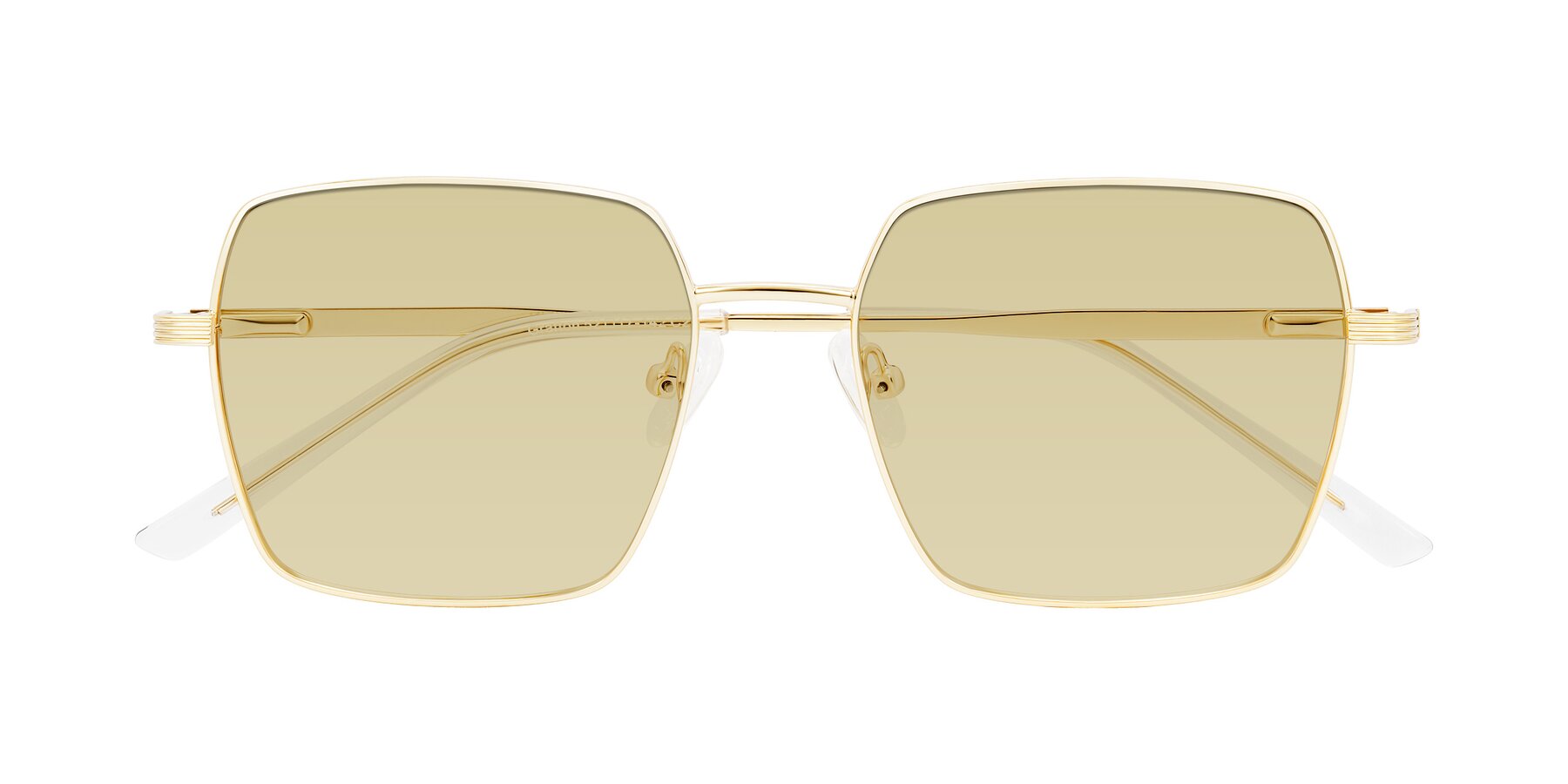 Folded Front of Grafton in Light Gold with Light Champagne Tinted Lenses