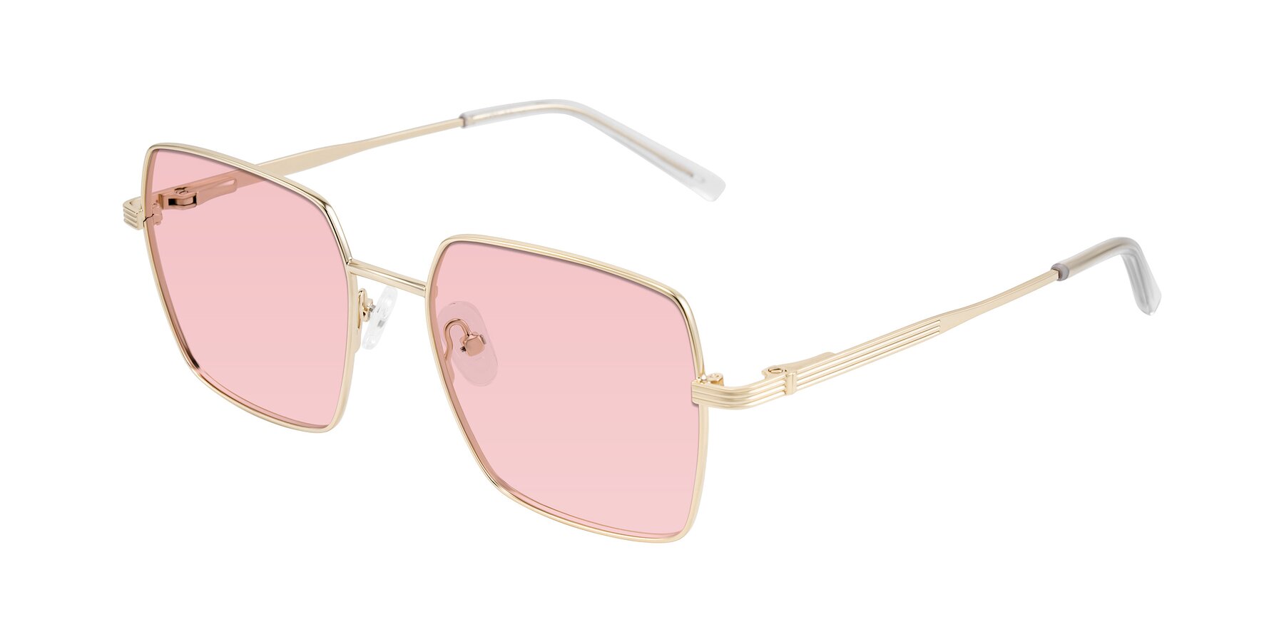 Angle of Grafton in Light Gold with Light Garnet Tinted Lenses