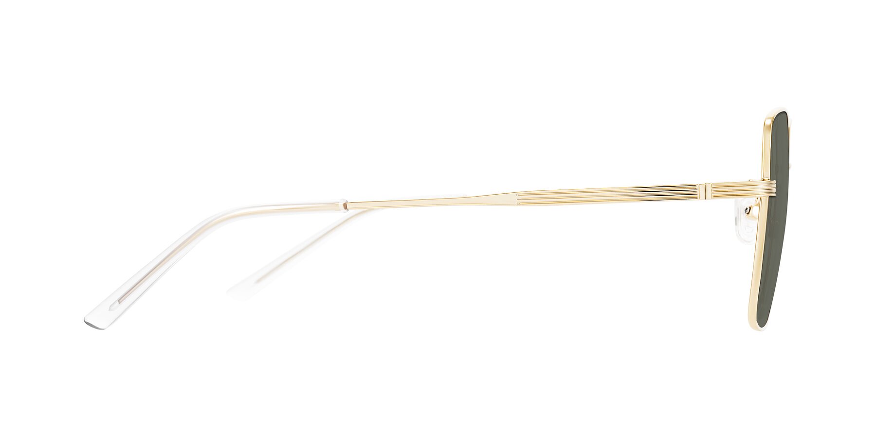 Side of Grafton in Light Gold with Gray Polarized Lenses
