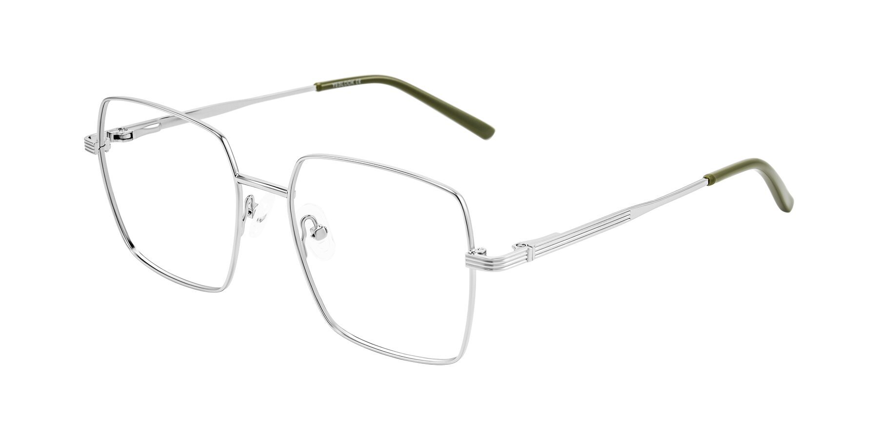 Angle of Grafton in Sliver with Clear Eyeglass Lenses