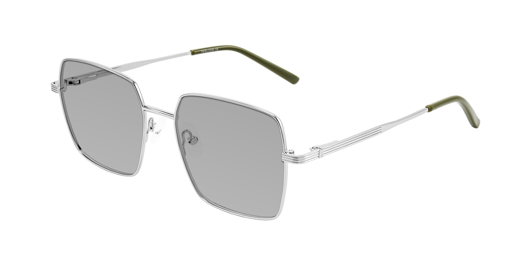 Angle of Grafton in Sliver with Light Gray Tinted Lenses