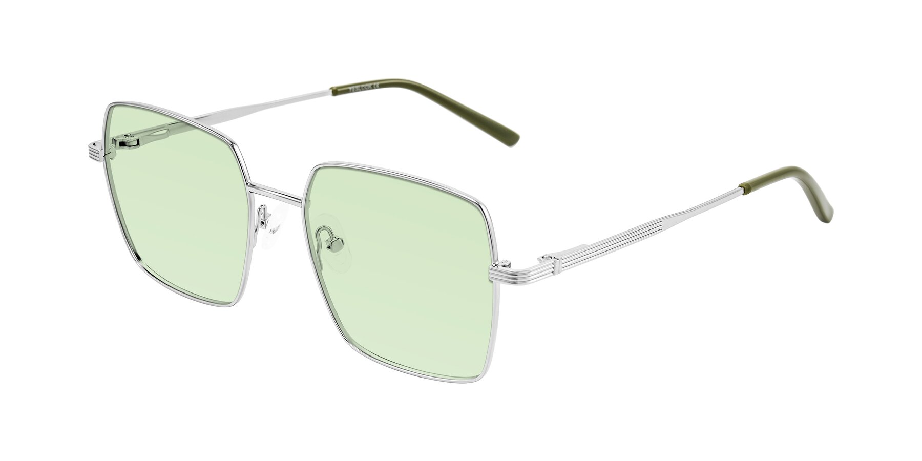 Angle of Grafton in Sliver with Light Green Tinted Lenses
