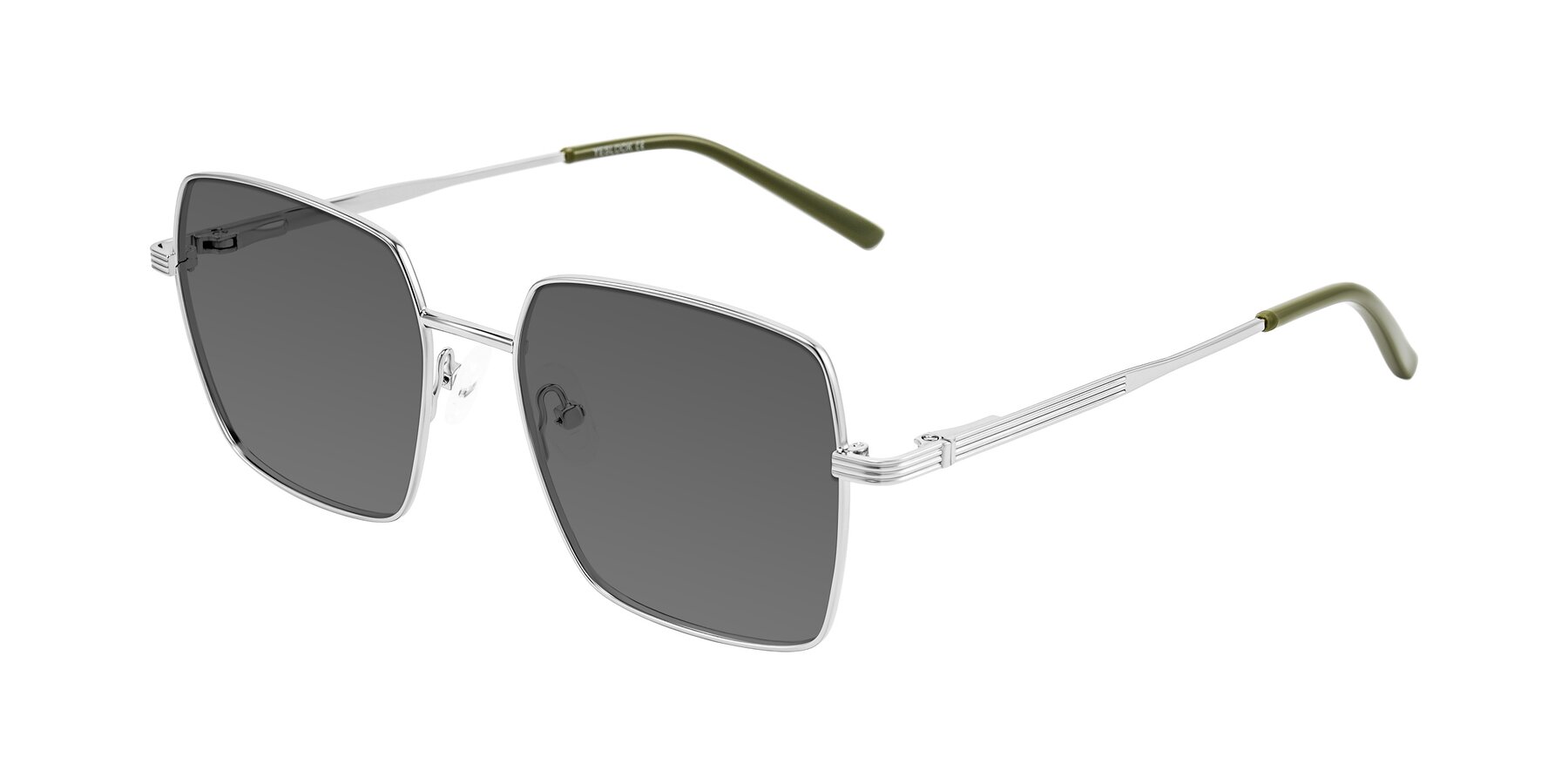 Angle of Grafton in Sliver with Medium Gray Tinted Lenses