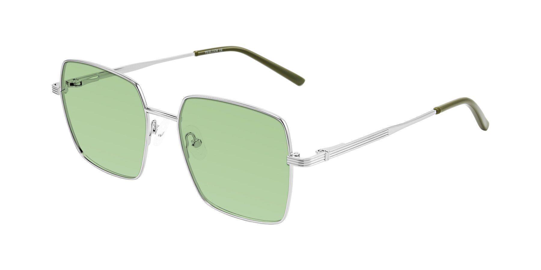 Angle of Grafton in Sliver with Medium Green Tinted Lenses
