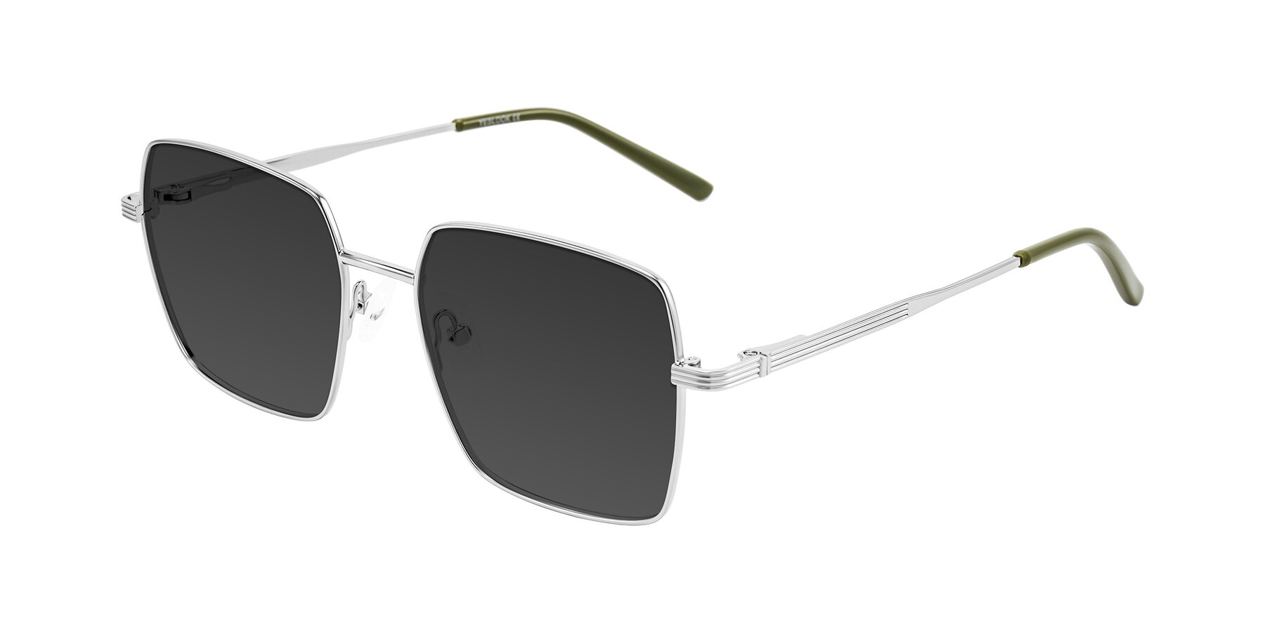 Angle of Grafton in Sliver with Gray Tinted Lenses