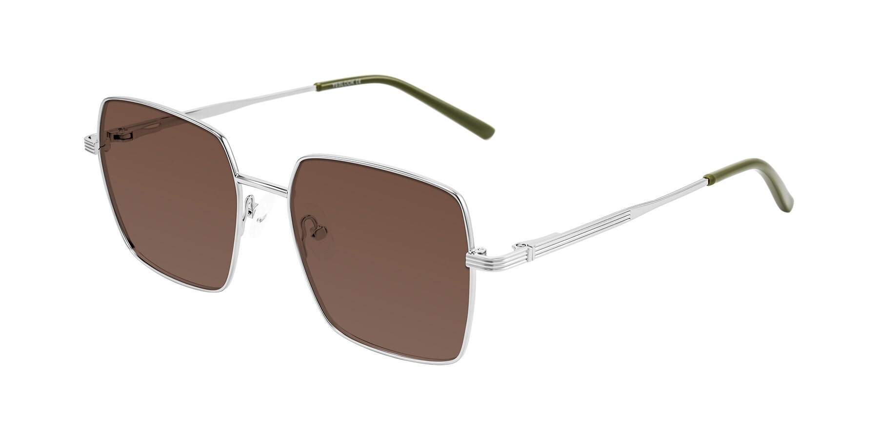 Angle of Grafton in Sliver with Brown Tinted Lenses