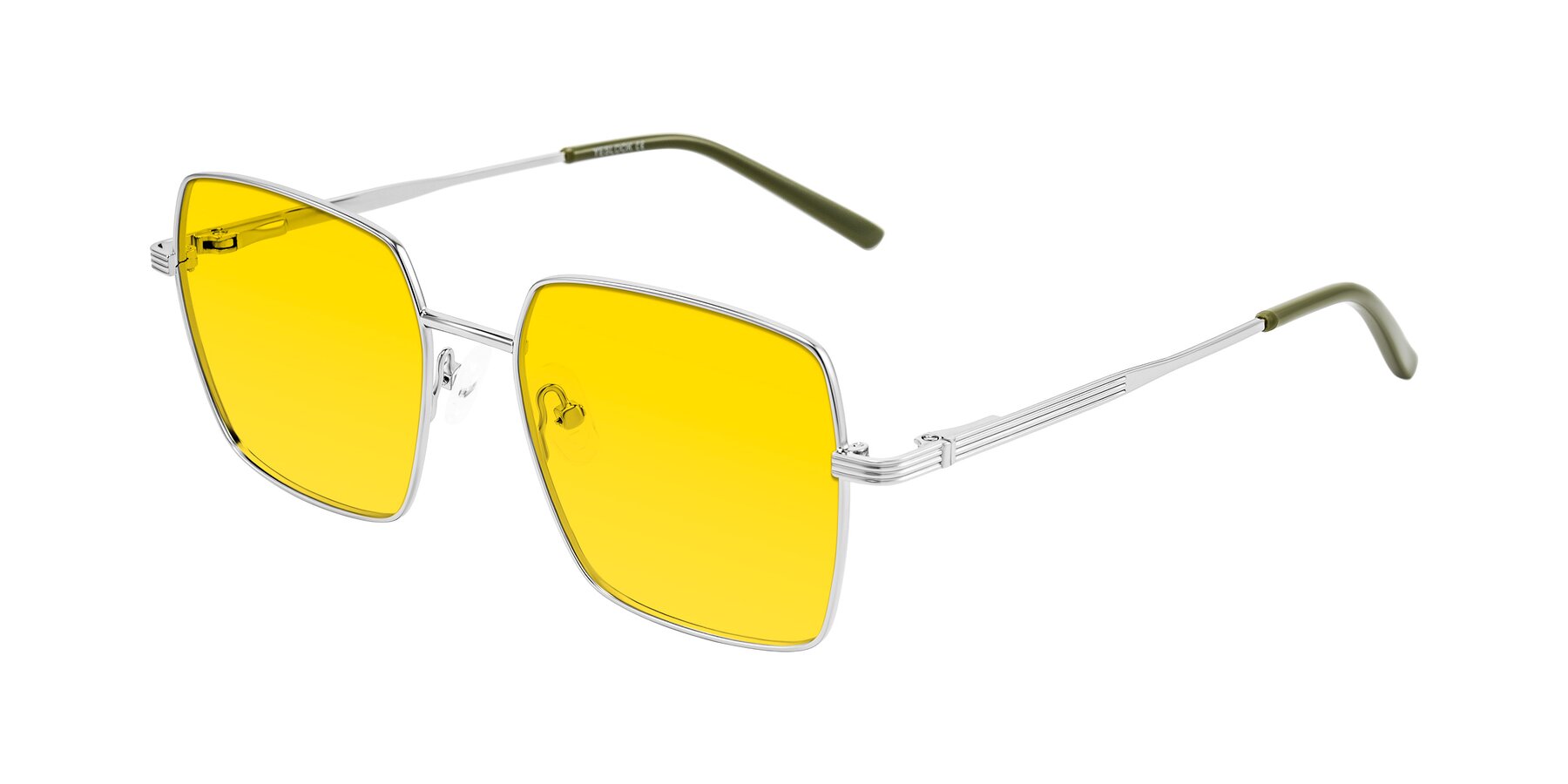Angle of Grafton in Sliver with Yellow Tinted Lenses