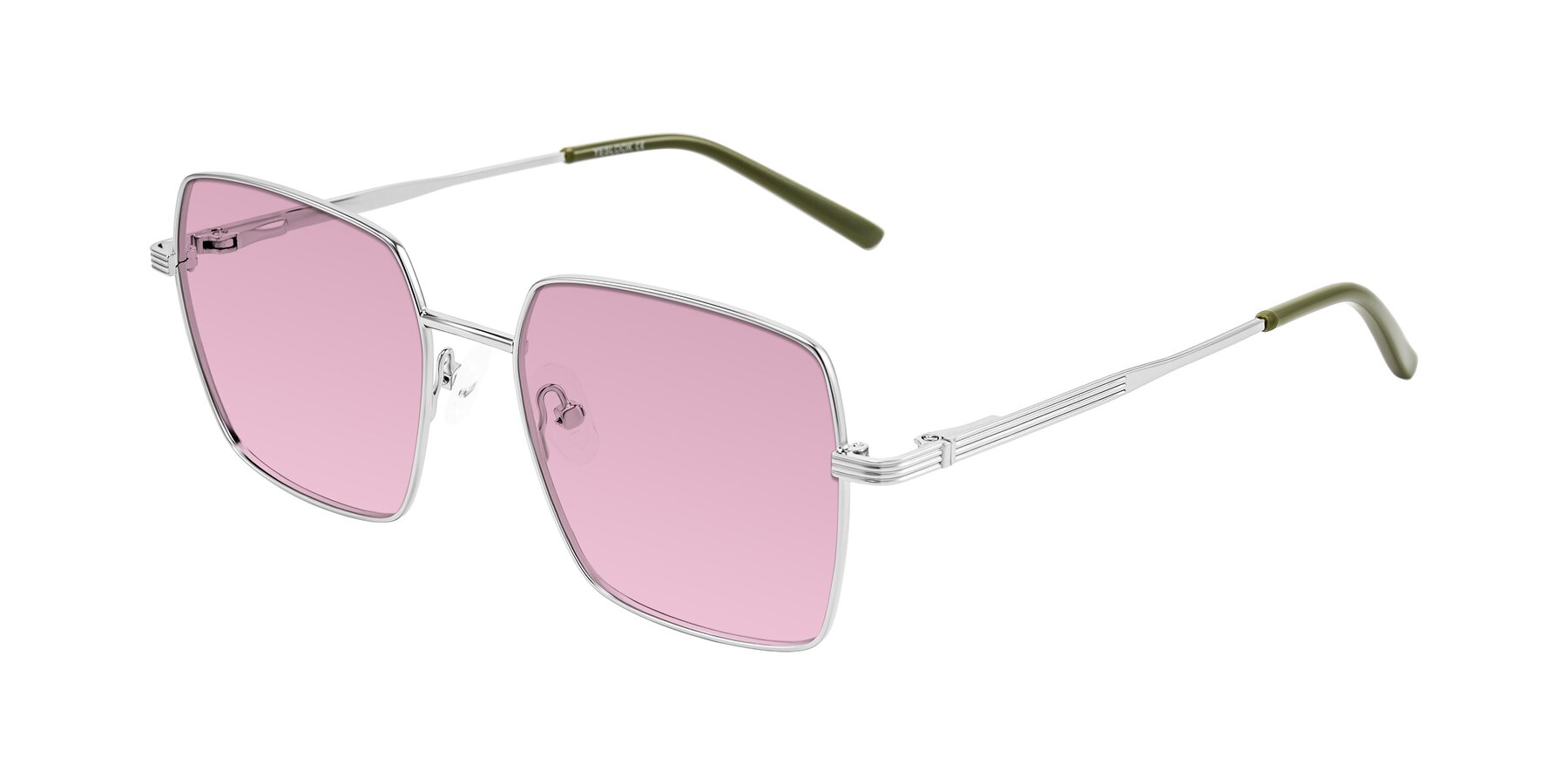 Angle of Grafton in Sliver with Light Wine Tinted Lenses