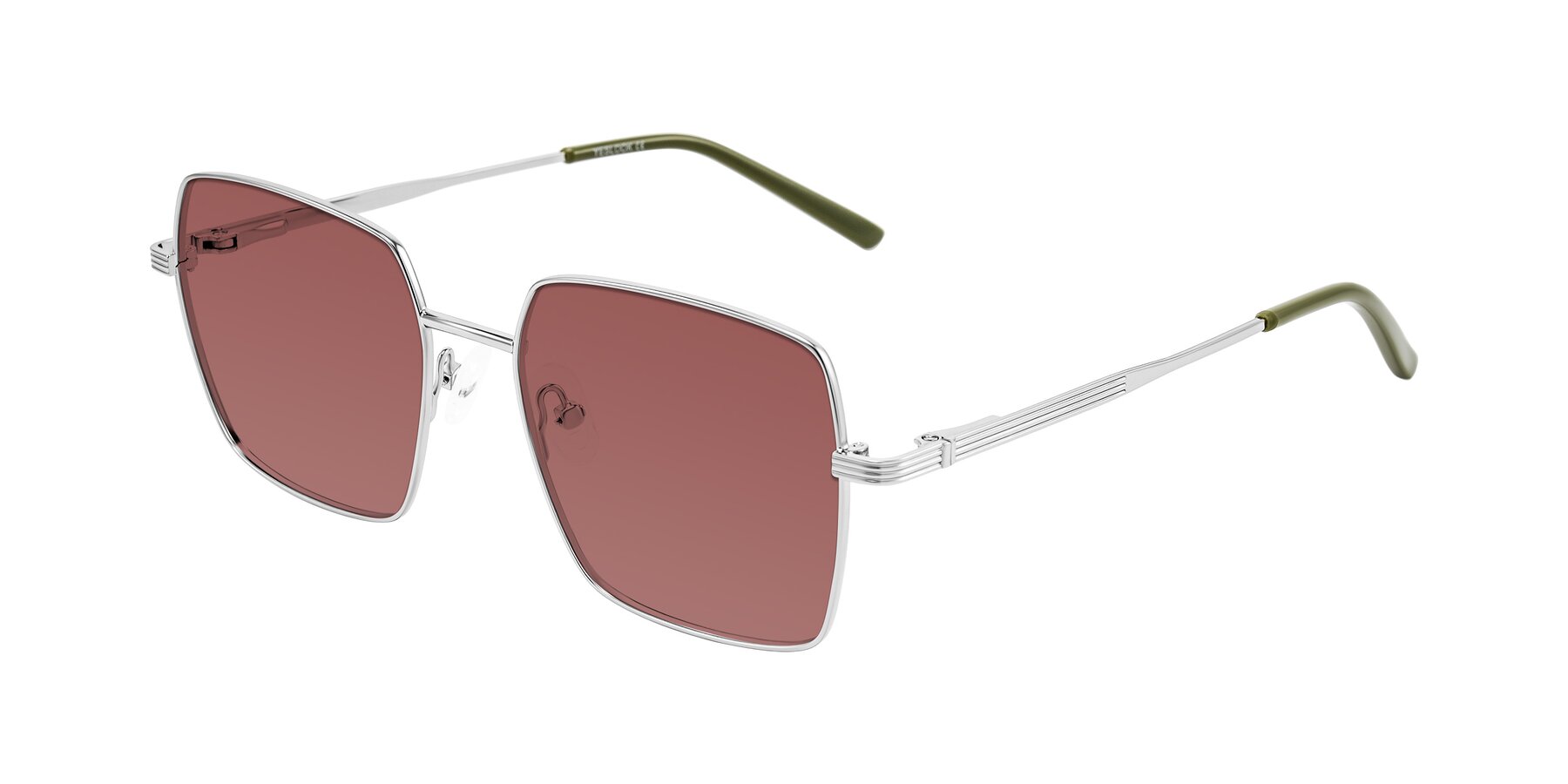 Angle of Grafton in Sliver with Garnet Tinted Lenses