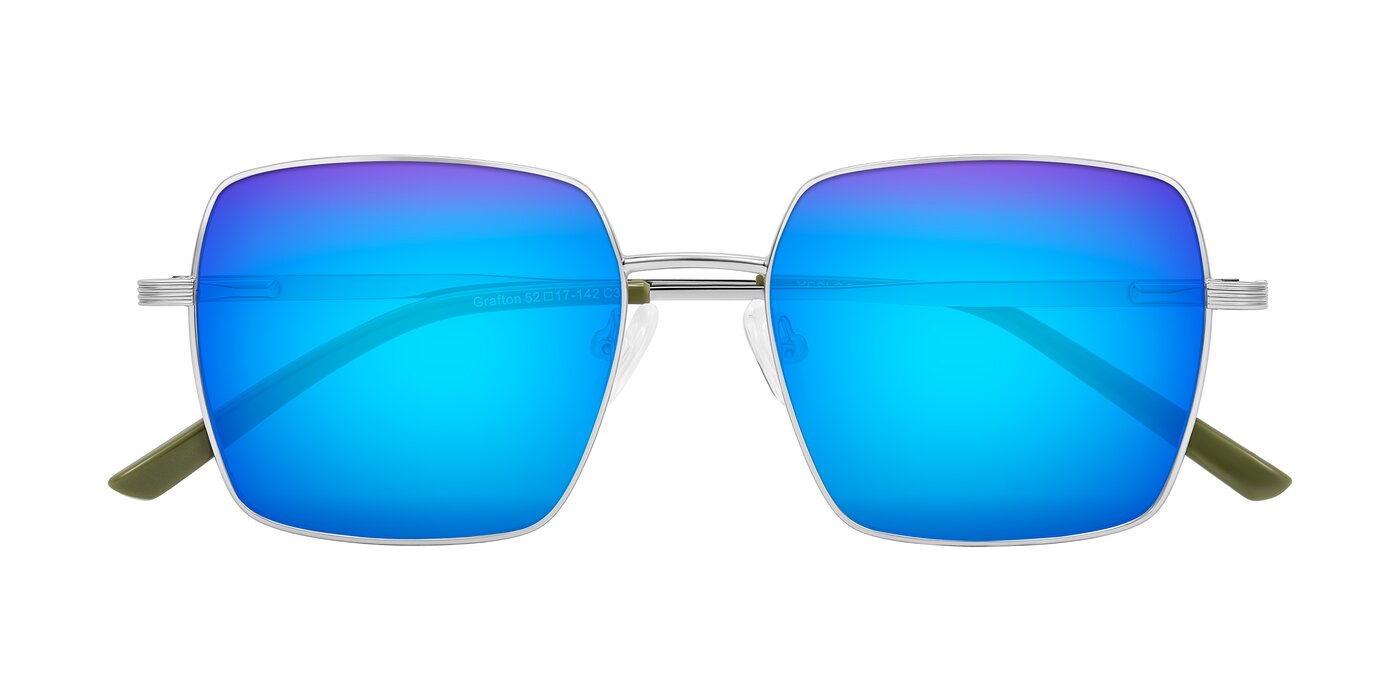 Grafton - Sliver Flash Mirrored Sunglasses