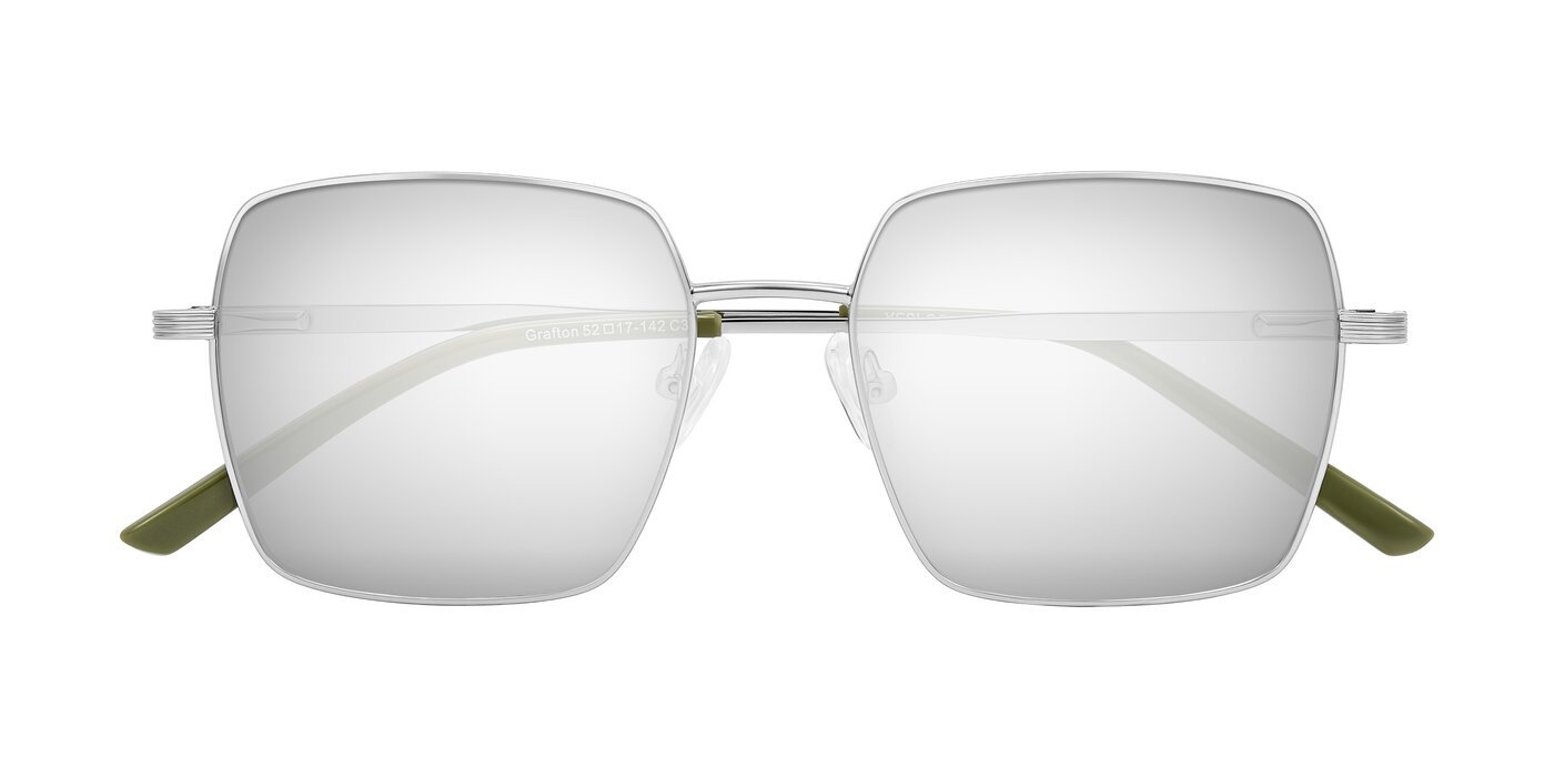 Grafton - Sliver Flash Mirrored Sunglasses