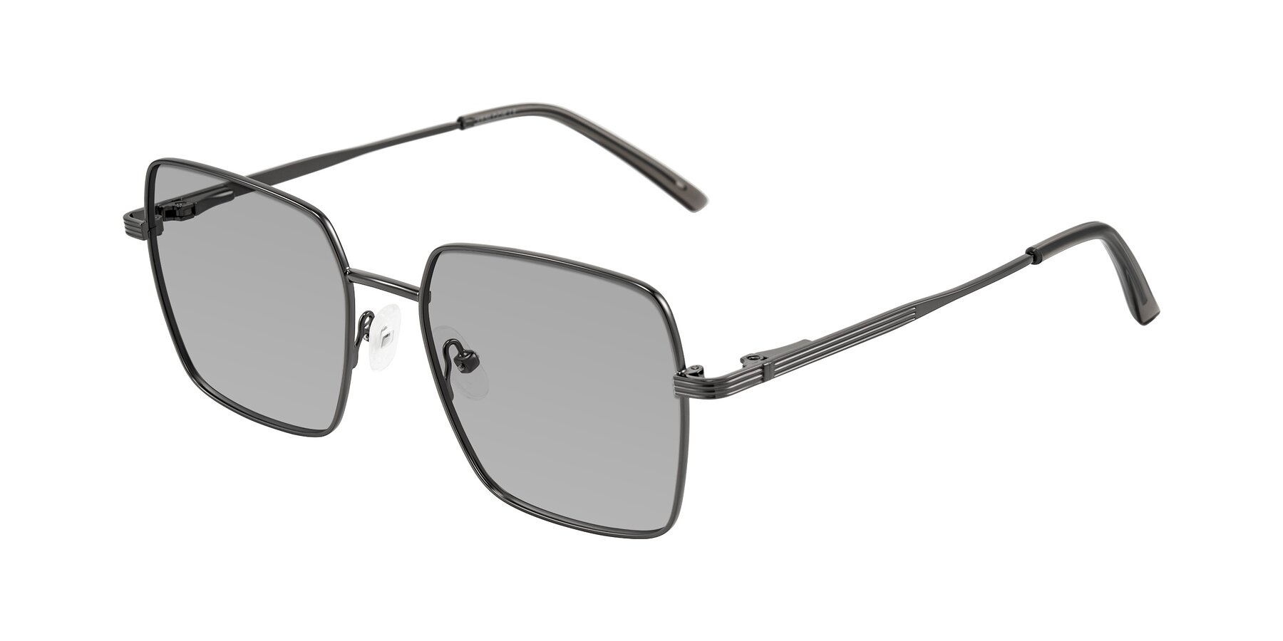Angle of Grafton in Gunmetal with Light Gray Tinted Lenses